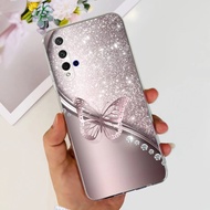 เคส Huawei Nova 5T YAL-L21 YAL-L61แฟชั่นใหม่สำหรับ Honor 20 Honor20เคสโทรศัพท์ TPU แบบน่มซิลิโคนใสเพ