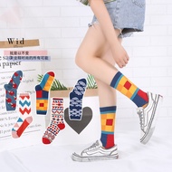 5 Pcs/Set Socks Women Cute Long Socks happy Colorful Women Socks Girl Medias 5 Colors