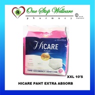 HICARE PANT EXTRA ABSORB XXL 10S