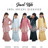 Baju Kurung Jewel I Kurung Kids Budak Perempuan I Baju Raya Ibu dan Anak Sedondon I Kurung Fesyen Terkini 2023