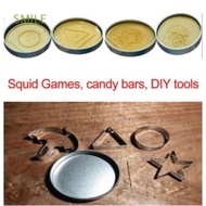 ⚡Cod⚡ Viral Umbrella Cake dalgona candy Mold (4Pcs)/Chocolate/Umbrella Shape candy/squid/squid games/candy bars/DIY
