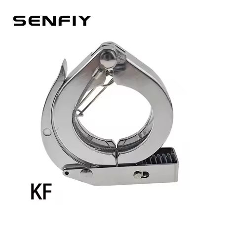 KF16 KF25 KF40 KF50 Aluminium Alloy KF Vacuum Clamp With lock buckle, shockproof and anti-falling