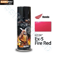 SAMURAI H224* EX-5 FIRE RED / SAMURAI SPRAY PAINT / SAMURAI HONDA EX 5 FIRE RED