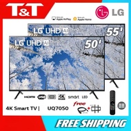 LG 55 Inch Smart 4K UHD TV UQ70 Series with α5 Gen5 AI 4K Processor 50/55UQ7050PSA