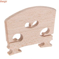 THEGIRL8B Violin Bridge, 4/4-3/4-1/2-1/4-1/8 Size Replacement Fiddle Maple Wood Bridge, Steady Bridg