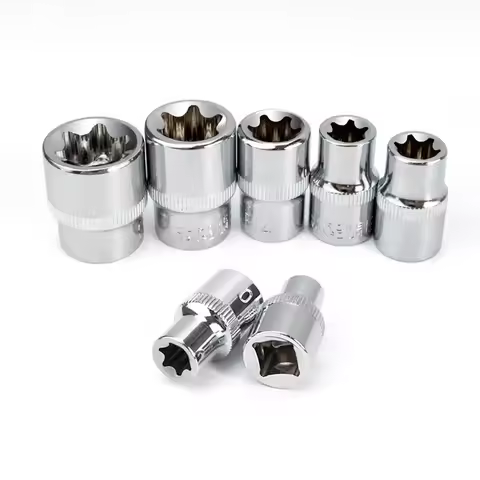 Torx Star Socket Head 3/8 Inch Drive E Type Ratchet Wrench Sockets Head E8 E10 E11 E12 E14 E16 E18 E