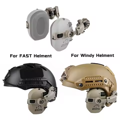 Tactics Hanging Fast Helmet Headphone Stand 360°Rotation Impact Sport Earphone Bracket Adapter ARCWa
