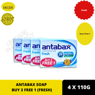 ANTABAX ANTIBACTERIAL SOAP 4S X110G (FRESH)