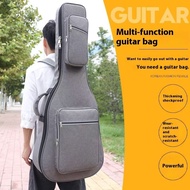Ready Stock Thick Quilted Folk Guitar Bag 36-Inch 41-Inch Personalized Trendy Guitar Guitar Bag Cott