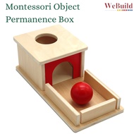 Montessori Wooden Object Permanence Box 蒙氏木质目标盒 Fine motor skill Kids Preschool Educational Learning Toy WeBuild