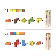 Tetris Tower Puzzle Wooden Toy