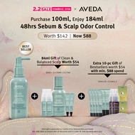 AVEDA Scalp Solutions Refreshing Protective Mist 100ml - No Rinse Scalp Refreshing Mist for 48hr Sca