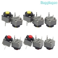 5PCS  Mute Button 6x6x7.3 Silent Switch  Mouse Wired Mouse Button