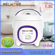 Magic Com Welhome WRC-1211 1,2Liter / Penanak Nasi 1,2L / Rice Cooker 1.2L Welhome  3in1 Terbaru