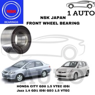 NSK JAPAN FRONT (DEPAN) WHEEL BEARING for HONDA CITY SEL GD8 JAZZ GD1 GD3 idsi VTEC