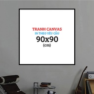 Canvas Painting 90x90 (cm) With Composite Frame Maru Store 2020