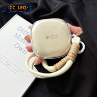 for Shokz OpenFit Air T511 Case Clear TPU Soft Case Cute Lanyard Pendant Suitable for Shokz OpenFit 