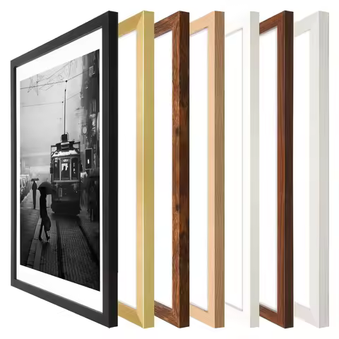 [3pcs Classic Poster Frames] 3pcs Classic Style Vertical Oblong Poster Frames | 12x16in Manufactured
