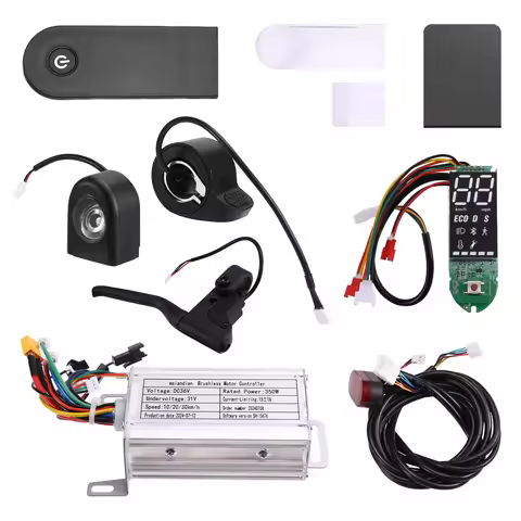 B72A 36V 350W Brushless Controller +Bluetooth Meter+Accelerator+Light+Handbrake+Cover Kit For Xiaomi