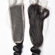 Brazilian Loose Wave 2x6 Lace Closure 100% Unprocessed Human Virgin Hair Pre Plucked Loose Deep Wave