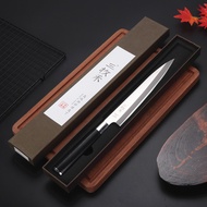 มีดเชฟ ญี่ปุ่นยานากิบะ Yanagiba Fish Knife ใบมีดยาว 30 เซ็นติเมตร ด้ามจับไม้เนื้อแข็งเกรดพรีเมี่ยม Japanese Yanagiba fish knife blade long 30 cm wooden handle very premium
