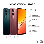vivo Y31 5G 8GB+8GB Extended RAM +256GB | 6500mAh Battery | 120Hz Refresh Rate | 2 Years Warranty