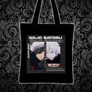 GOJO SATORU DOMAIN EXPANSION Printed tote bag canvas