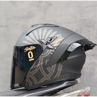 Helm JPX NOVA X V2.0 BLACK DOP N9 NUSANTARA IKN 2024, HANDLING VENOM FLAT VISOR PACKAGE, SLOT INTERC