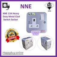 NNE Heavy Duty Metal Clad Switch Socket 13A & 15A Metal Clad Switch Socket with SIRIM
