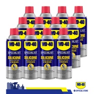 (BUNDLE OF 12) WD-40 Specialist Silicone Lubricant 360ml - lubrication metal, plastic, rubber