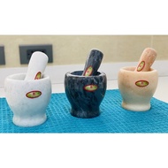 MARBLE MORTAR AND PESTLE