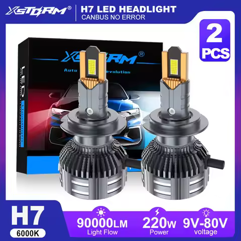 XSTORM H4 H7 LED Headlight Canbus 220 90000LM H1 H11 9005 H4 LED Lights for Car 4585 CSP CHIPS With 