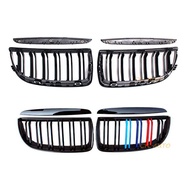 E90 M3 Grille Double Slat Black Three Color front bumper Grill For BMW 3 Series E90 body kit 2005 2006 2007