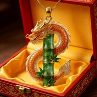 Dragon Booster Booster Zodiac Dragon Necklace Pendant Meaning Business Booster Booster Safety Gift B