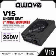 Awave V15 6 inch Underseat Active Subwoofer