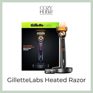 Gillette Labs Heated Razor premium Razor warms facial skin