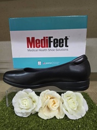 รองเท้าคัชชูสีดำMedifeet  (แบบทางการ) รุ่น MF6011