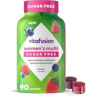 Vitafusion Women’s Sugar Free Daily Multivitamin Supplement, Keto Diet Friendly Adult Gummy Vitamin 