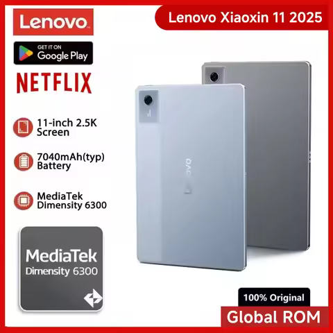 Lenovo Xiaoxin Pad 2025 11'' MediaTek Dimensity 6300 Learning Tablet ROM 2.5K Display Dolby Atmos 70