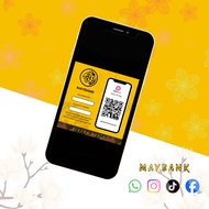 Template canva QR DuitNow Maybank