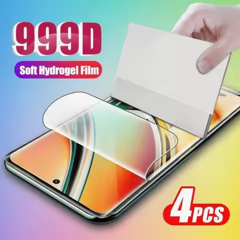 4PCS Full Cover Hydrogel Film For Realme Neo7 Turbo GT 7T GT 7 GT7 Screen Protector For C75x 80x 80 