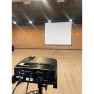 PROJECTOR RENTAL WITH SCREEN 8x8