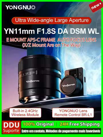 YONGNUO YN11mm F1.8S DA DSM WL Camera Lense with Remote Control 11mm for Sony E-Mount A6300 A6400 A6