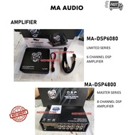 MA AUDIO MA-DSP4800 MASTER SERIES 8 CHANNEL DSP AMPLIFIER MA-DSP6080 LIMITED SERIES 6 CHANNEL DSP AM