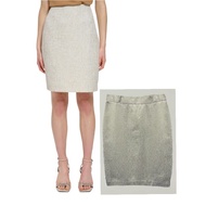Metallic Glitter Skirt