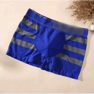 PTT Celana Dalam Pria Salur 6462 Boxer Pria 3 Garis Celana Pendek Underwear Sempak Motif Garis Kolor