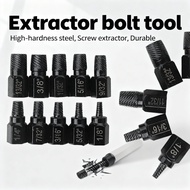 Extractor Bolt Pullers Screwdriver Tool Damaged Set Bolt High-Steel Pullers Screw and Extractor