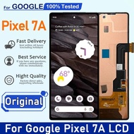 Original For Google Pixel 7a LCD Display Touch Screen Digitizer Assembly For google pixel 7a GWKK3, 