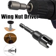 [FAIRLAND] 6.35mm Hex Shank Socket Adapter Nut Socket Wrench Slotted Butterfly Bolt 66mm