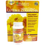 美國Trunature 葉黃素 25亳克+玉米黃質 5亳克 140粒軟膠囊